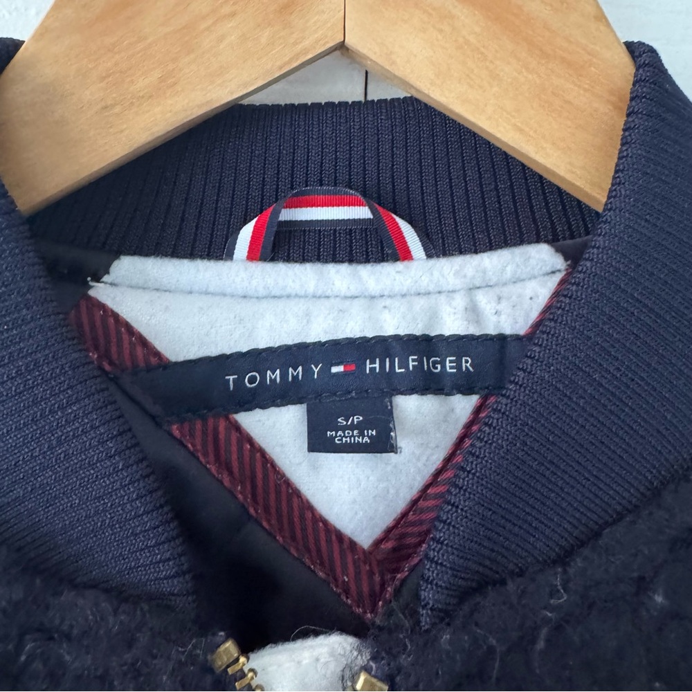 Tommy Hilfiger Black and White bomber Jacket - Picture 4 of 6